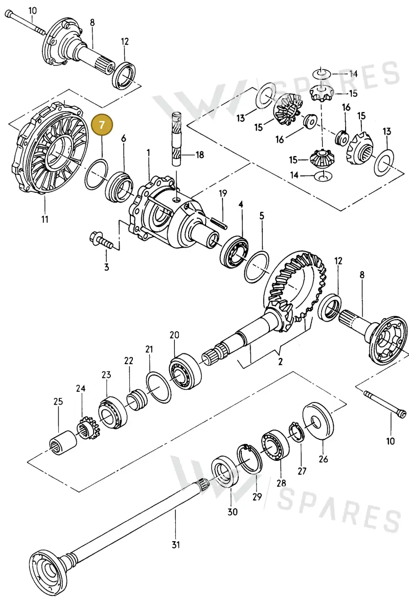 012409385AL — Audi A4/Av.qu.F8D-W-> (1997-1998) diagram 157525300, position 7