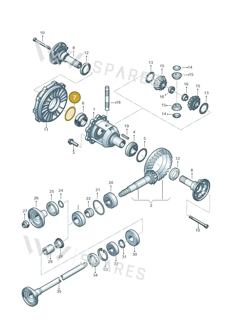 012409385AQ — Audi RS6 qu. (2003-2004) diagram 195525300, position 7