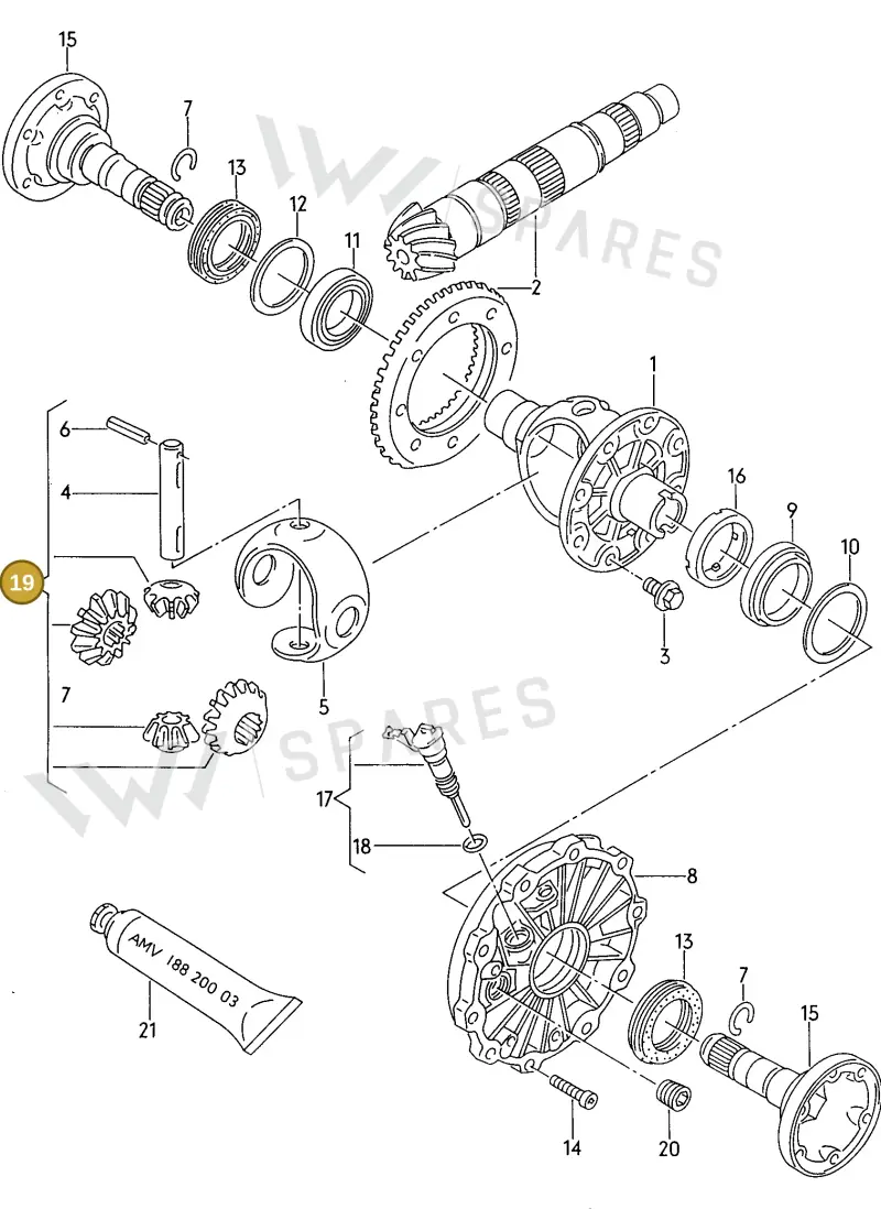 012498081C — Audi A8 (1996-1998) diagram 118409150, position 19