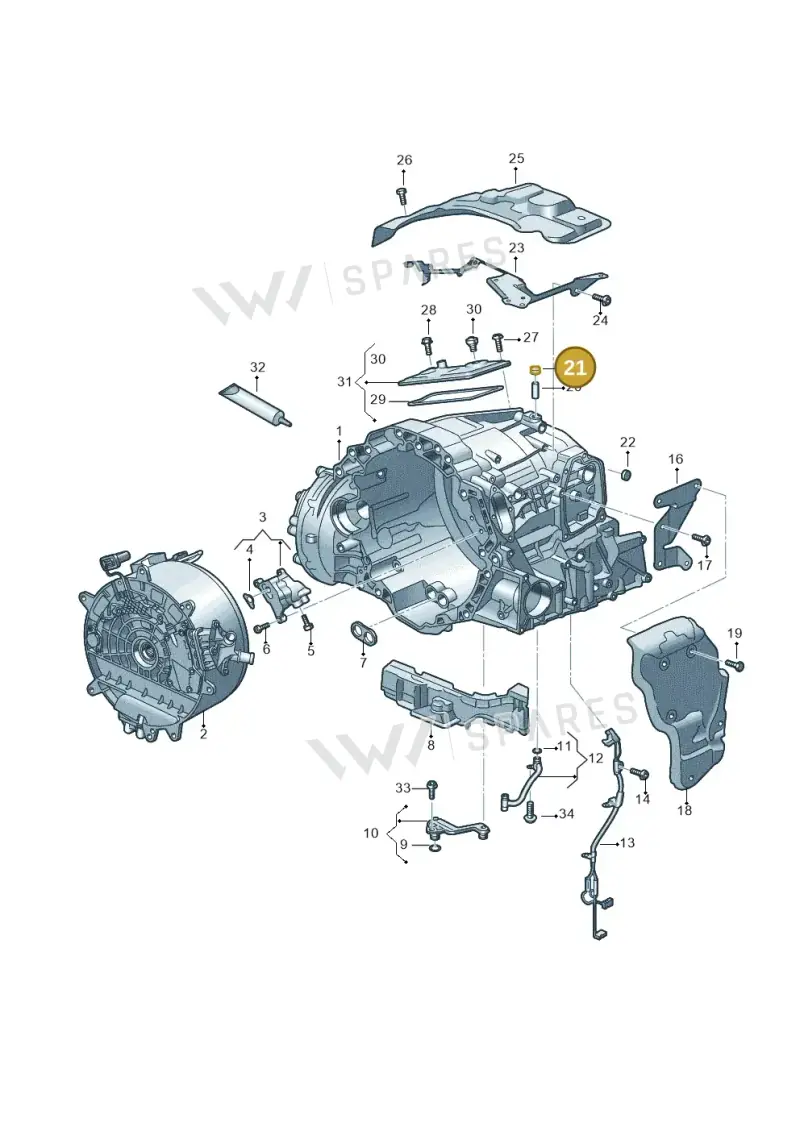 014301485D — Audi A6 2.0 (2018-) diagram 896325620, position 21