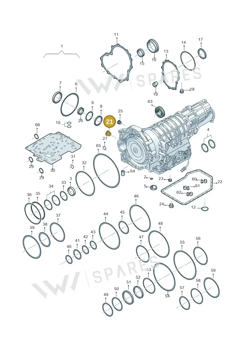 018321377B — Audi A4/S4/Av./qu.     05> (2005-) diagram 264321500, position 21