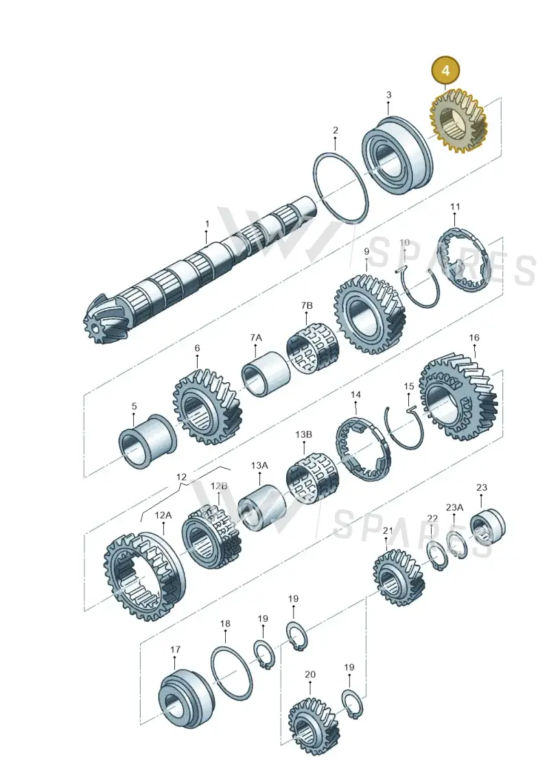 01E311149 — Audi A4/S4 Cabrio./qu. (2002-2006) diagram 118311420, position 4