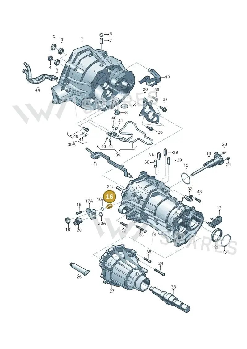 01E311572 — Audi Q5 qu. 2.0 TDI (2012-2017) diagram 736301700, position 16