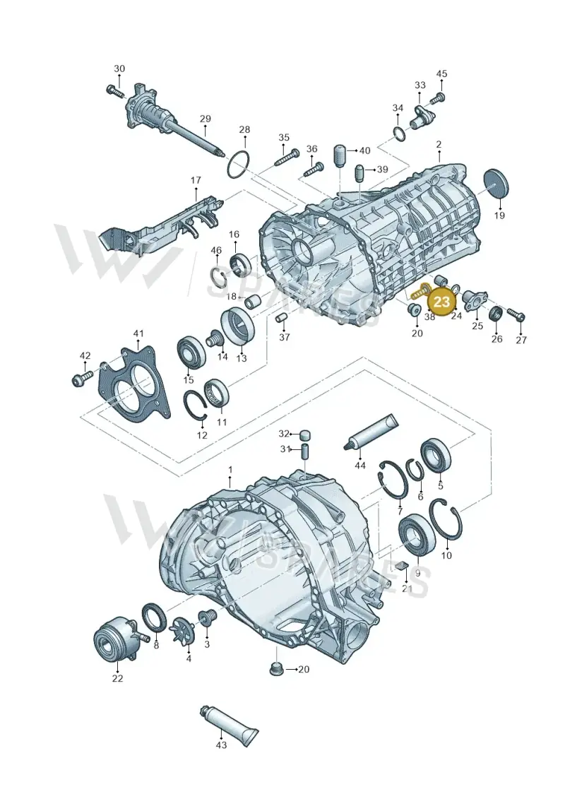 01E311572 — Audi A4 2.0 (2015-2019) diagram 798301310, position 23