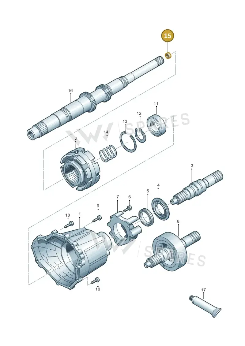 01E311807 — Audi A7 Sportback (2014-2018) diagram 695409900, position 15