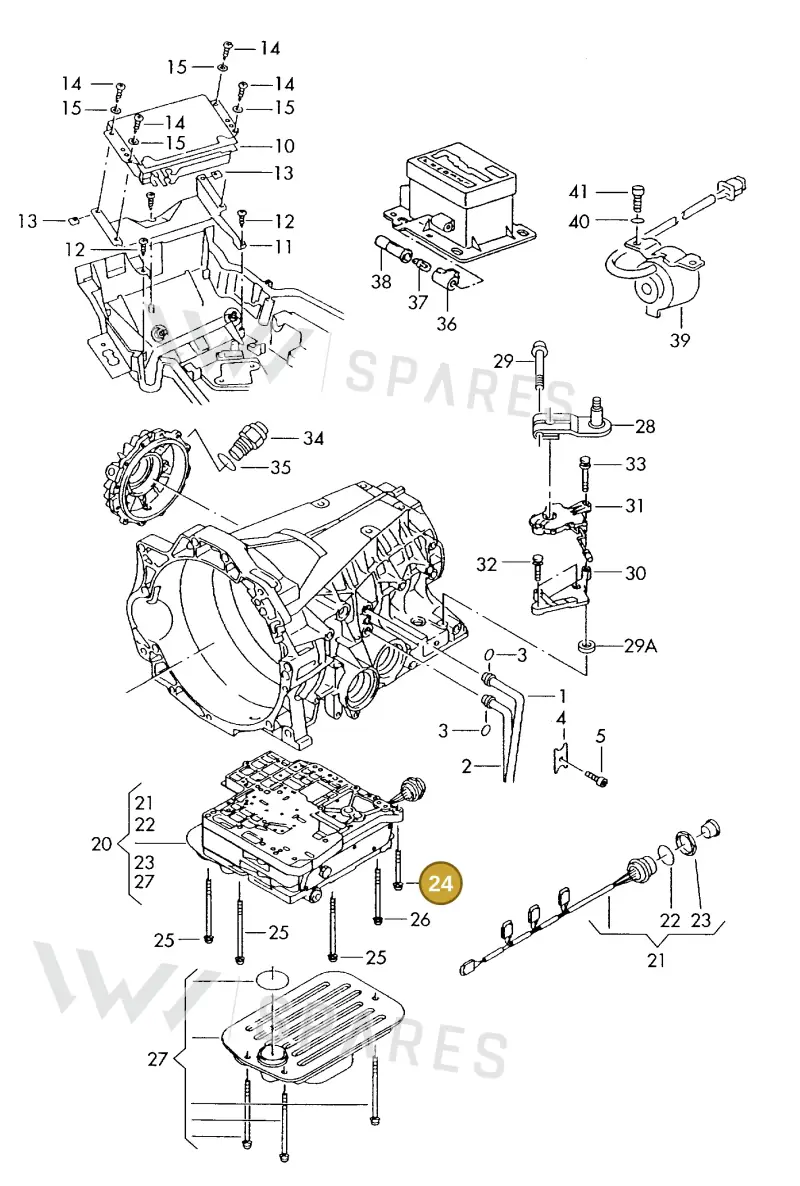 01F325061 — Audi A6/S6/Wagon.qu.   95 (1994-1995) diagram 175927500, position 24