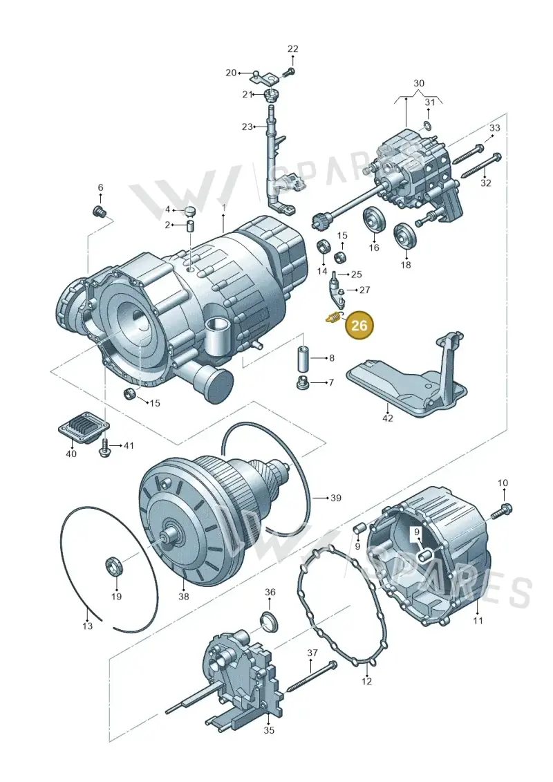 01J321223C — Audi A5 Sportback (2011-2017) diagram 620321600, position 26