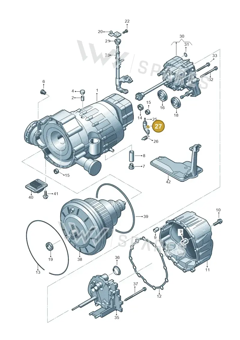 01J321225 — Audi A5 Sportback (2011-2017) diagram 620321600, position 27