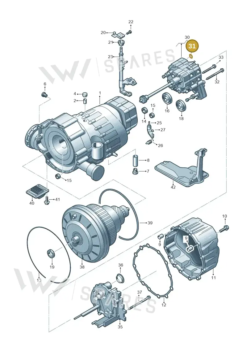 01J325413 — Audi A5 Sportback (2011-2017) diagram 620321600, position 31