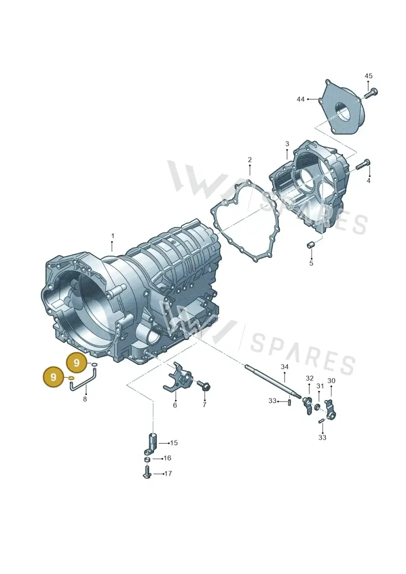 01V321419 — Audi A4/Avant (1999-2001) diagram 156321650, position 9