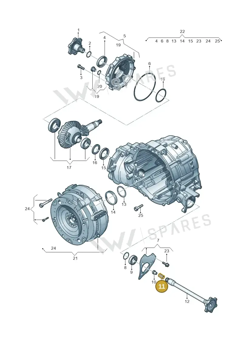 01V409379 — Audi Q8 Quattro 3,0 (2018-) diagram 859409650, position 11