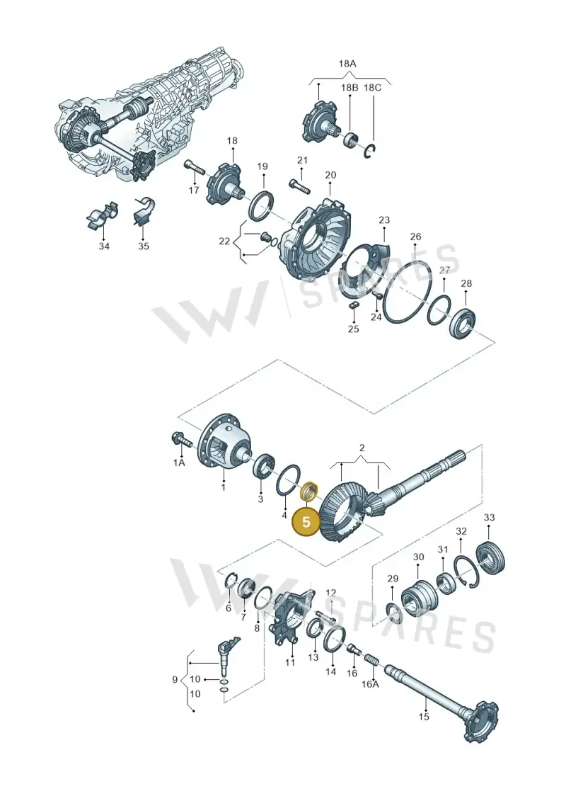 01V409529 — Audi A4/S4/Av./qu.     05> (2005-) diagram 218409570, position 5