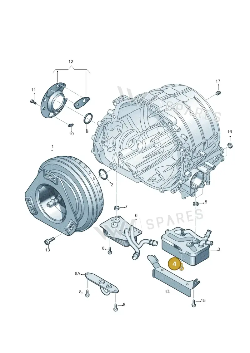 01V919838 — Audi A6 2.7 TDI (2008-2011) diagram 291325790, position 4