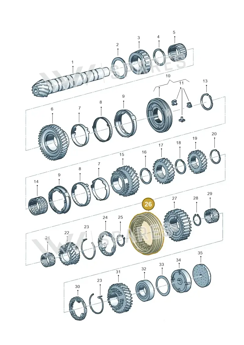 01X311315 — Audi A4/S4/Av./qu.     05> (2005-) diagram 211311390, position 26