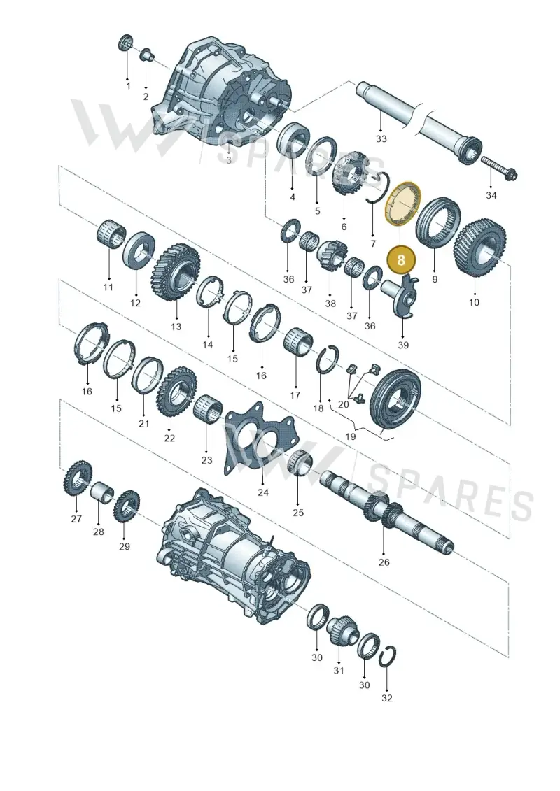 01X311763F — Audi Q5 qu. 2.0 TDI (2012-2017) diagram 636311350, position 8