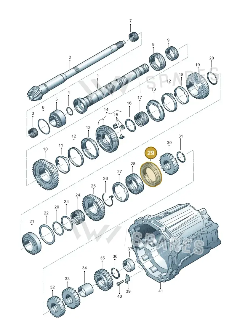 01X311764B — Audi A6 2.7 TDI (2008-2011) diagram 448311600, position 29