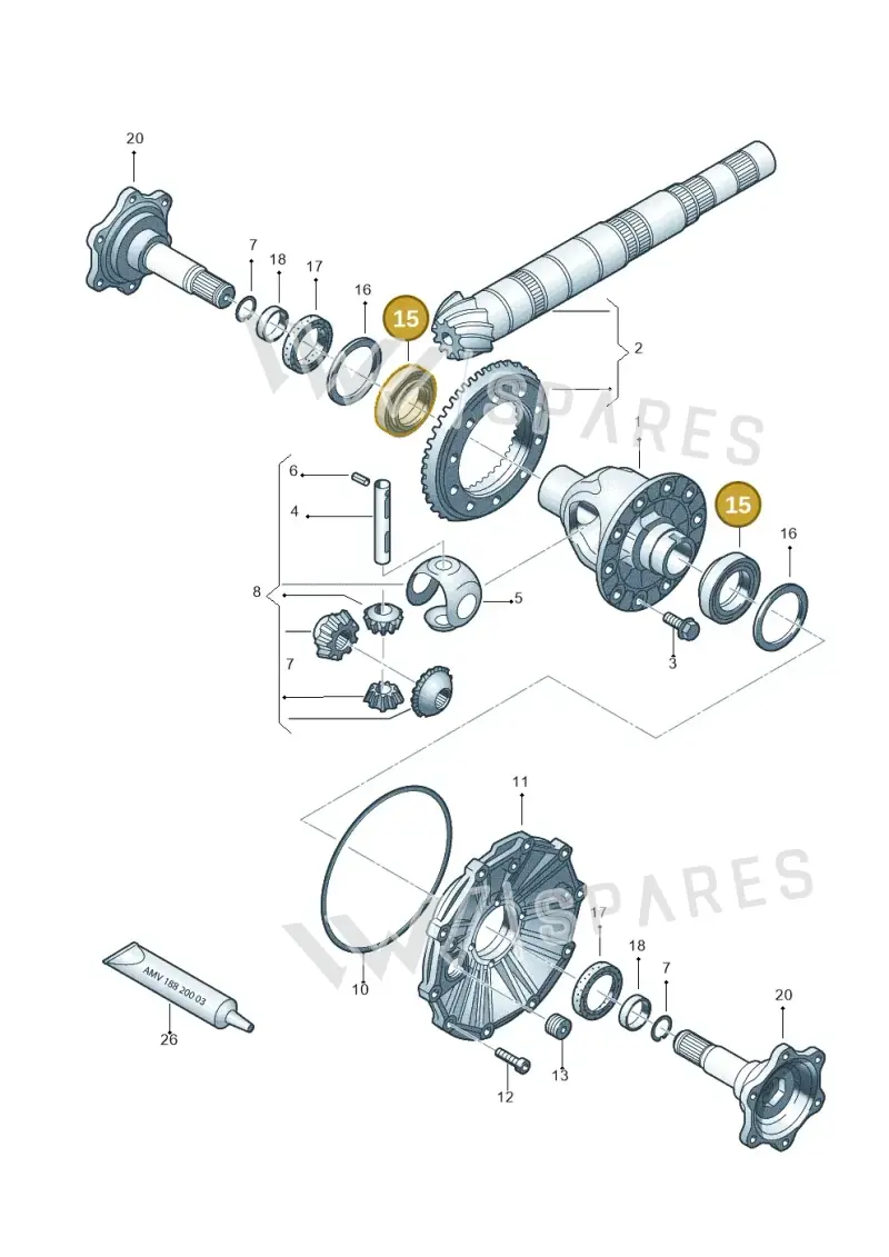 01X409123 — Audi A6 2.7 TDI (2008-2011) diagram 448409200, position 15