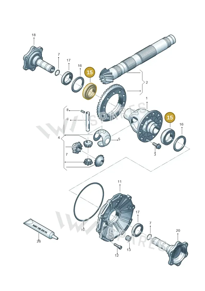 01X409123 — Audi A6 2.7 TDI (2008-2011) diagram 454409400, position 15