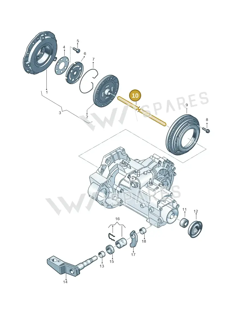 020141741B — Audi A3/S3/QUATTRO (2000-2003) diagram 201141300, position 10