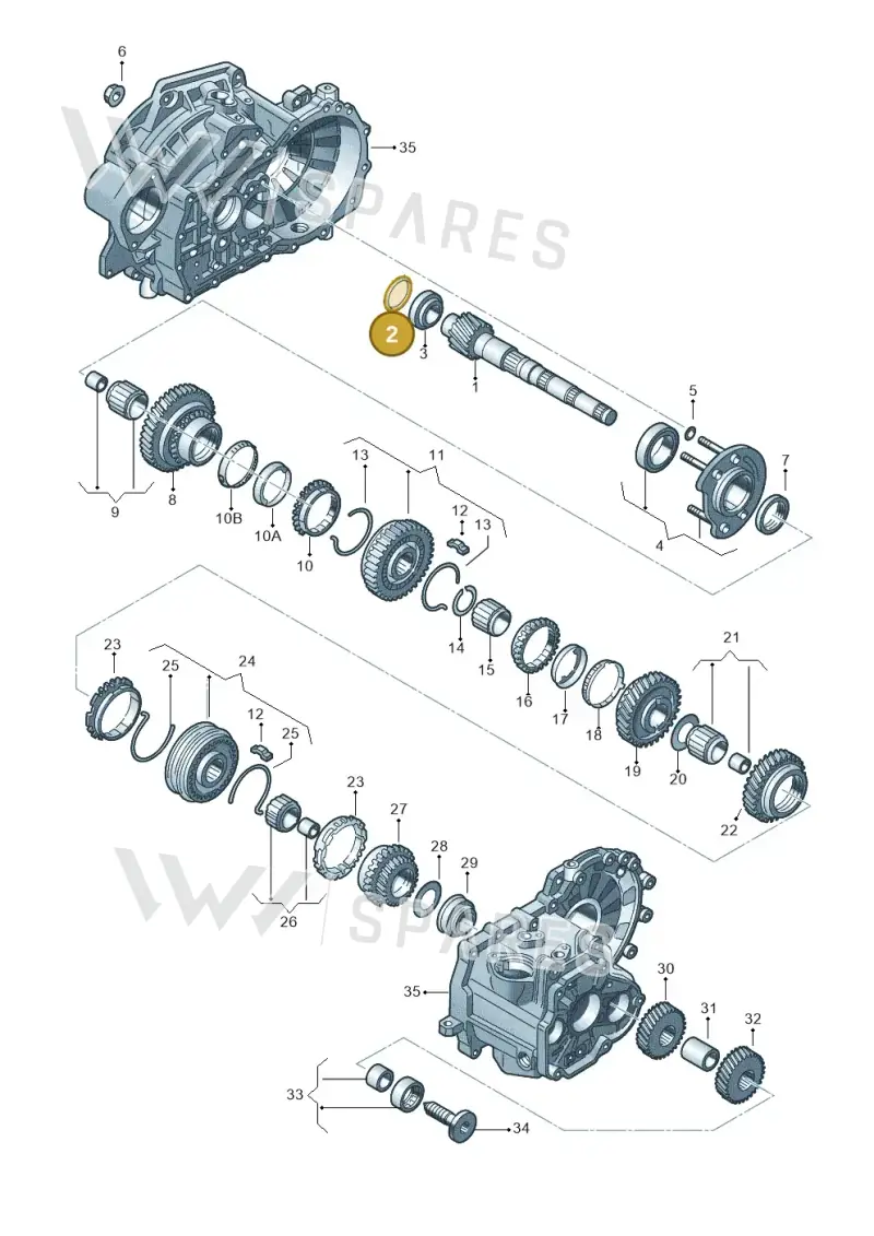 020311391 — Audi TTS Coupe 2.0 (2010-2014) diagram 409311400, position 2