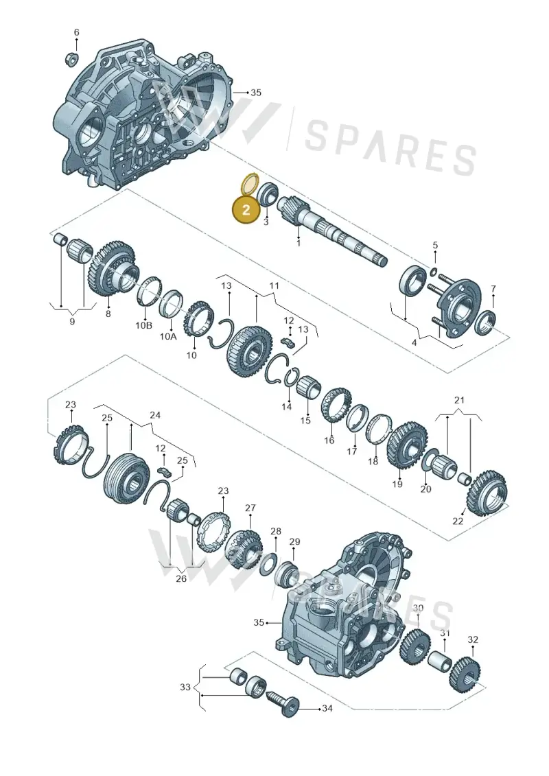 020311391E — Audi TTS Coupe 2.0 (2010-2014) diagram 409311400, position 2