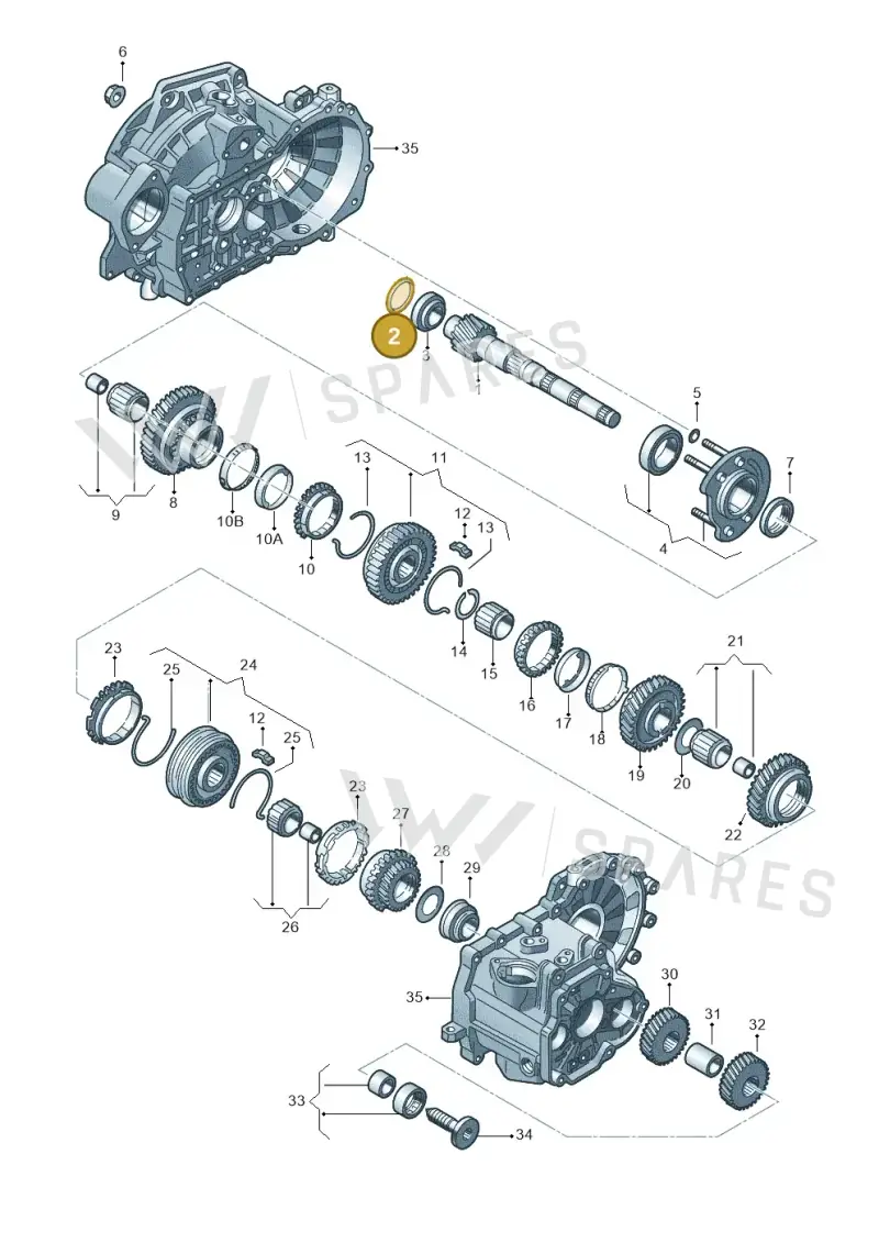 020311391G — Audi TTS Coupe 2.0 (2010-2014) diagram 409311400, position 2