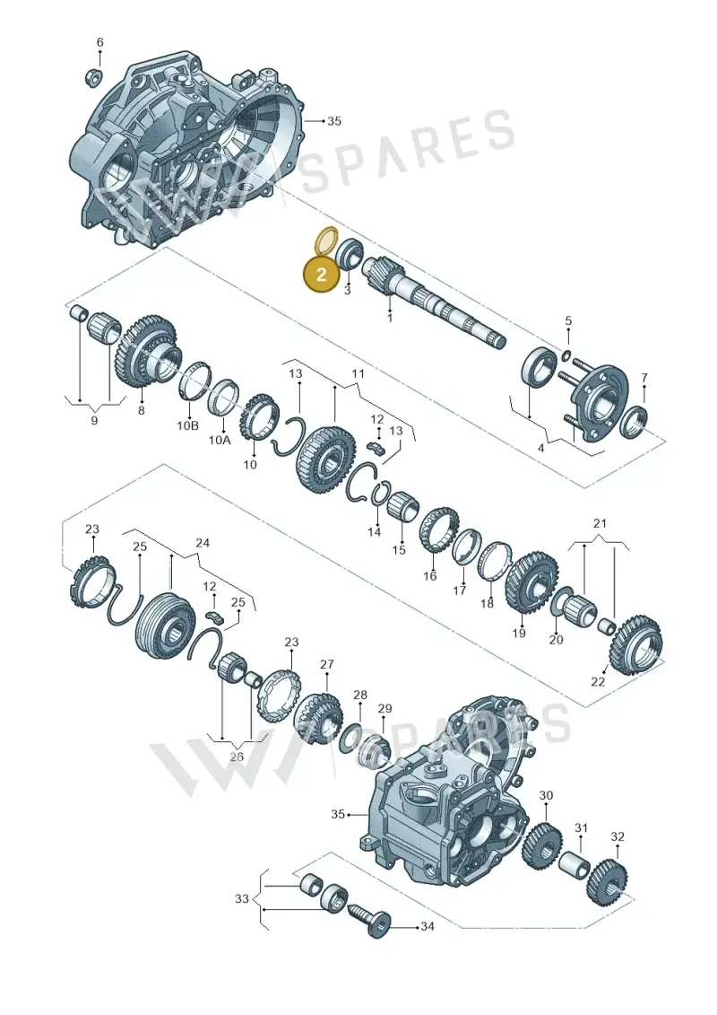020311391L — Audi TTS Coupe 2.0 (2010-2014) diagram 409311400, position 2