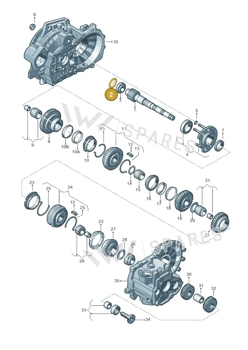 020311391M — Audi TTS Coupe 2.0 (2010-2014) diagram 409311400, position 2