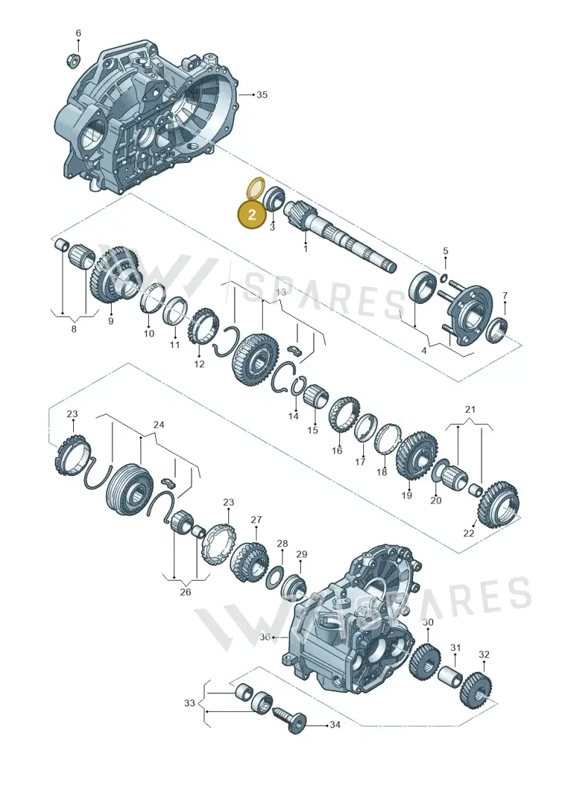 020311391M — Audi TTS Coupe 2.0 (2014-2023) diagram 746311300, position 2