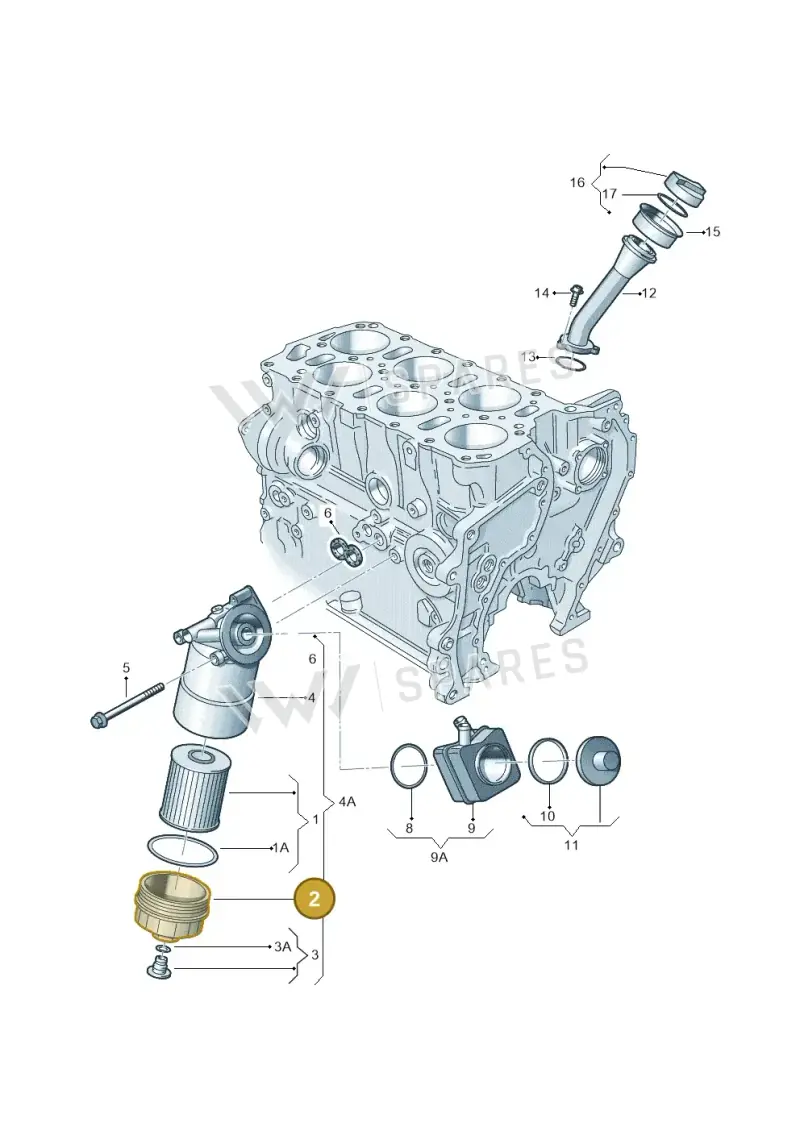 021115433E — Audi Q7                07> (2006-) diagram 493115100, position 2