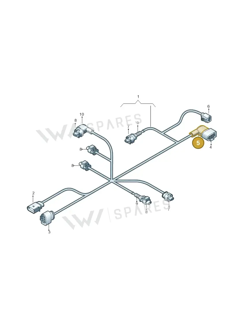021971921 — Audi Q8 Quattro 3,0 (2018-) diagram 788971130, position 5
