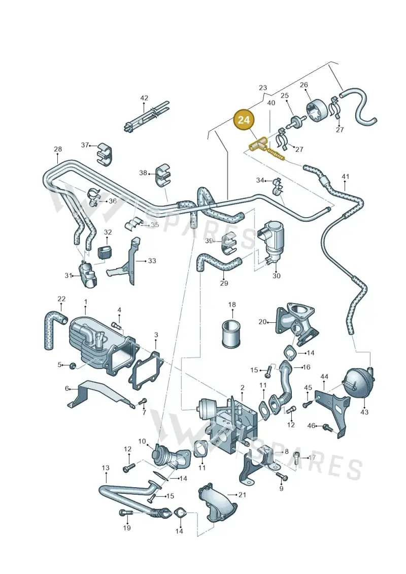 022201943 — Audi Q7                07> (2006-) diagram 274131600, position 24