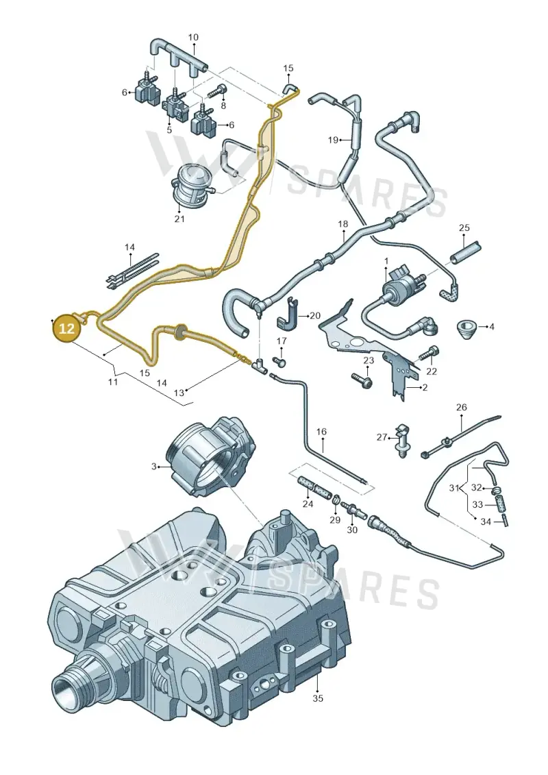 022201943 — Audi A5 Sportback (2011-2017) diagram 648133520, position 12