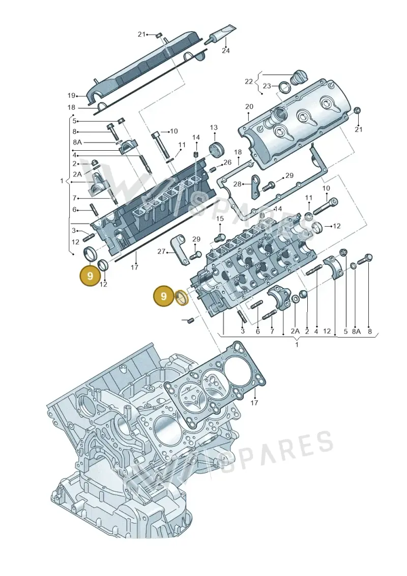 026103085D — Audi A4/S4/Av./qu.     05> (2005-) diagram 260103600, position 9