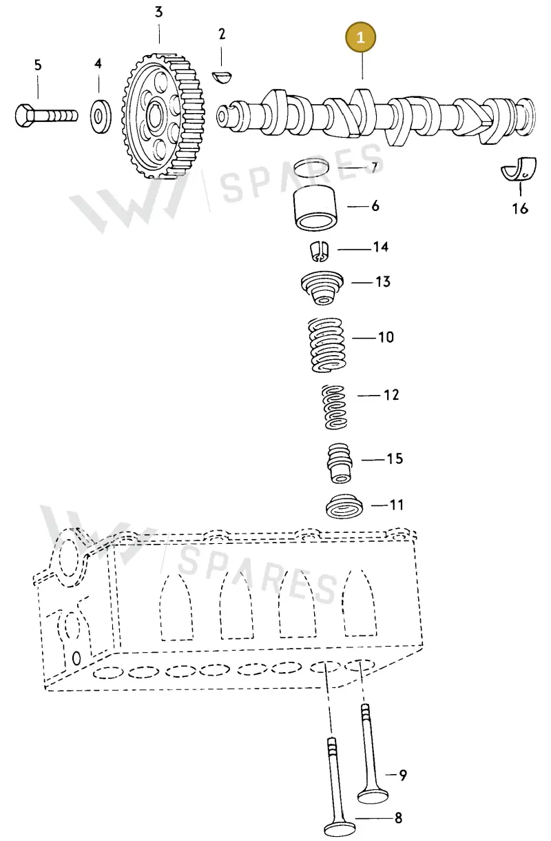 026109101A — Audi 4000 S (1984-1987) diagram 003006000, position 1