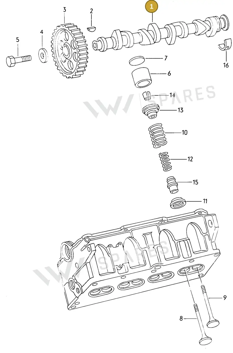 026109101A — Audi COUPE/2           88 (1987-1987) diagram 008010100, position 1