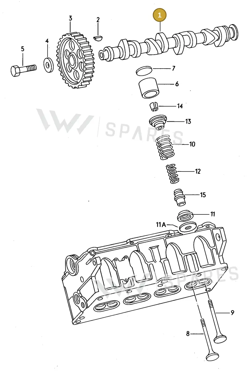 026109101A — Audi 4000 S (1984-1987) diagram 052006050, position 1