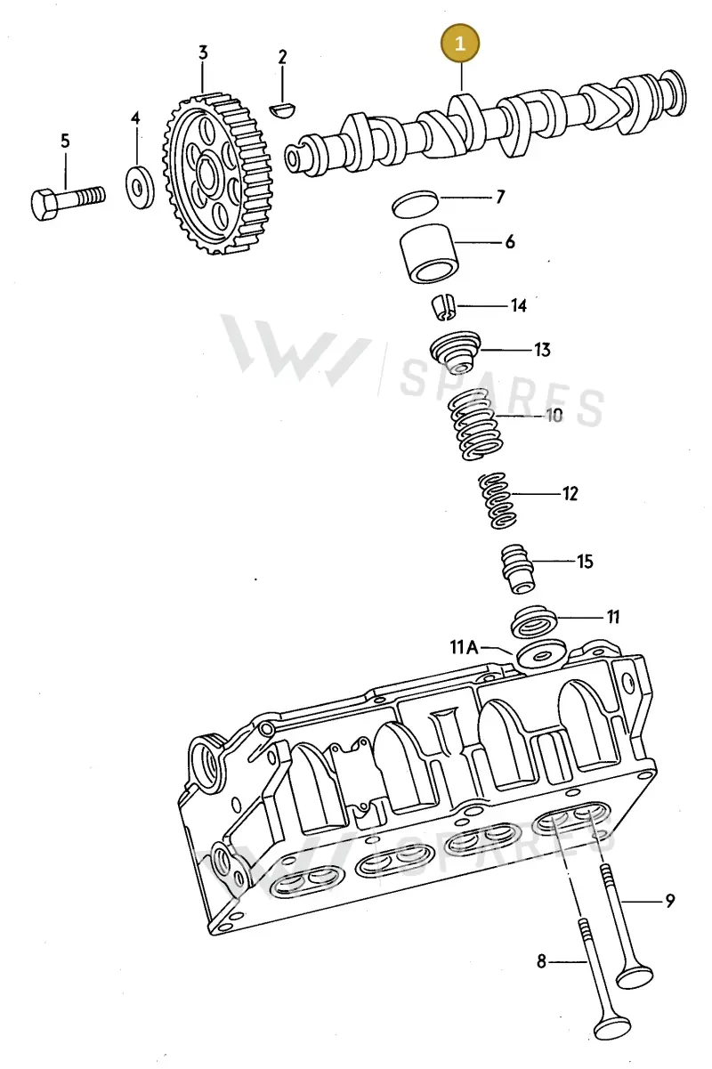 026109101Q — Audi 80/90 (1989-1991) diagram 052006050, position 1