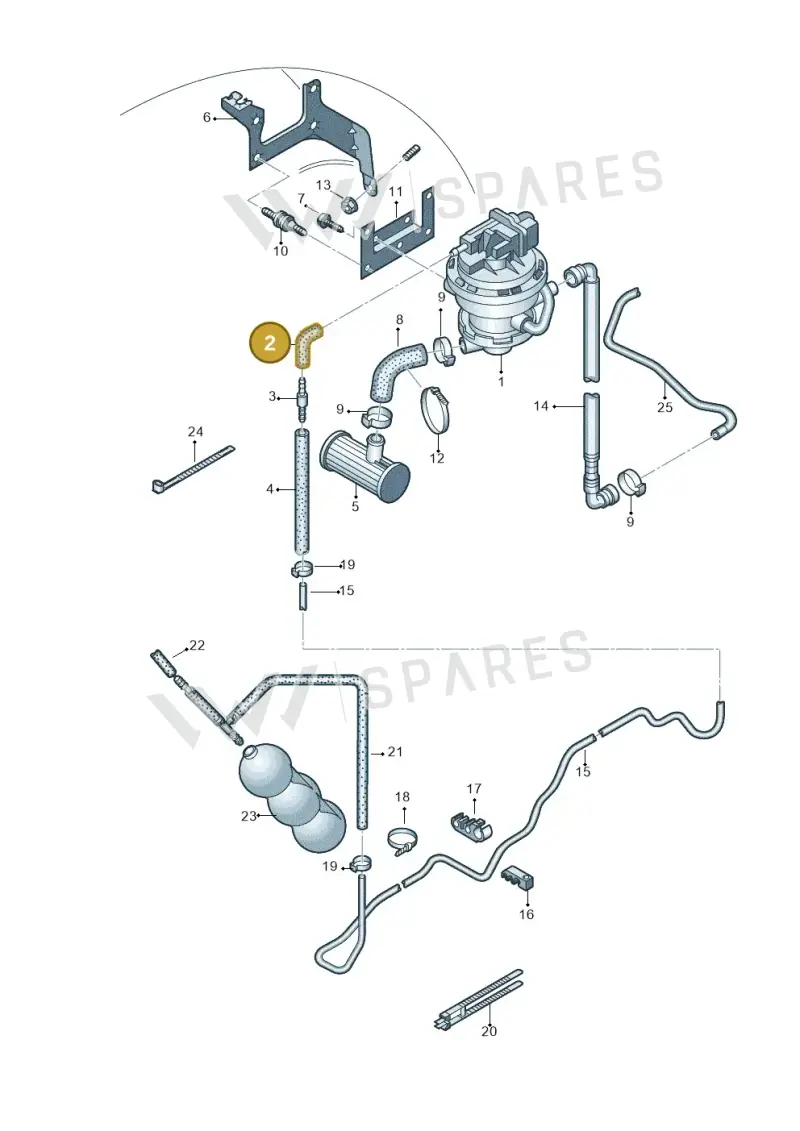 026133784G — Audi RS6 qu. (2003-2004) diagram 290201940, position 2