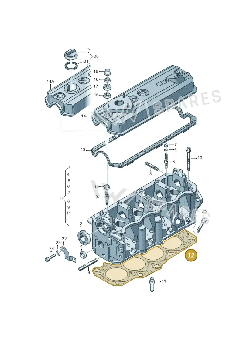 028103383BD — Audi 90                93 (1992-1993) diagram 127103450, position 12