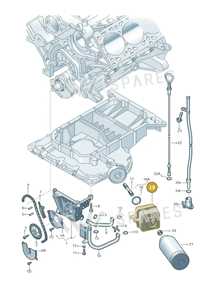 028117021D — Audi A4/Av.qu. (1999-2001) diagram 260115430, position 19