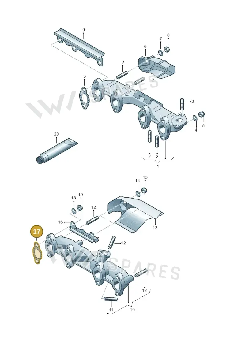 028129589B — Audi A6/Avant (1997-2001) diagram 156253300, position 17