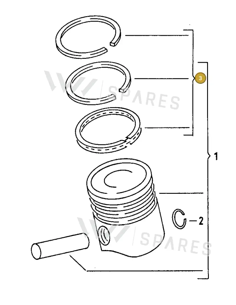 028198151A — Audi 80/90 (1989-1991) diagram 052005050, position 3