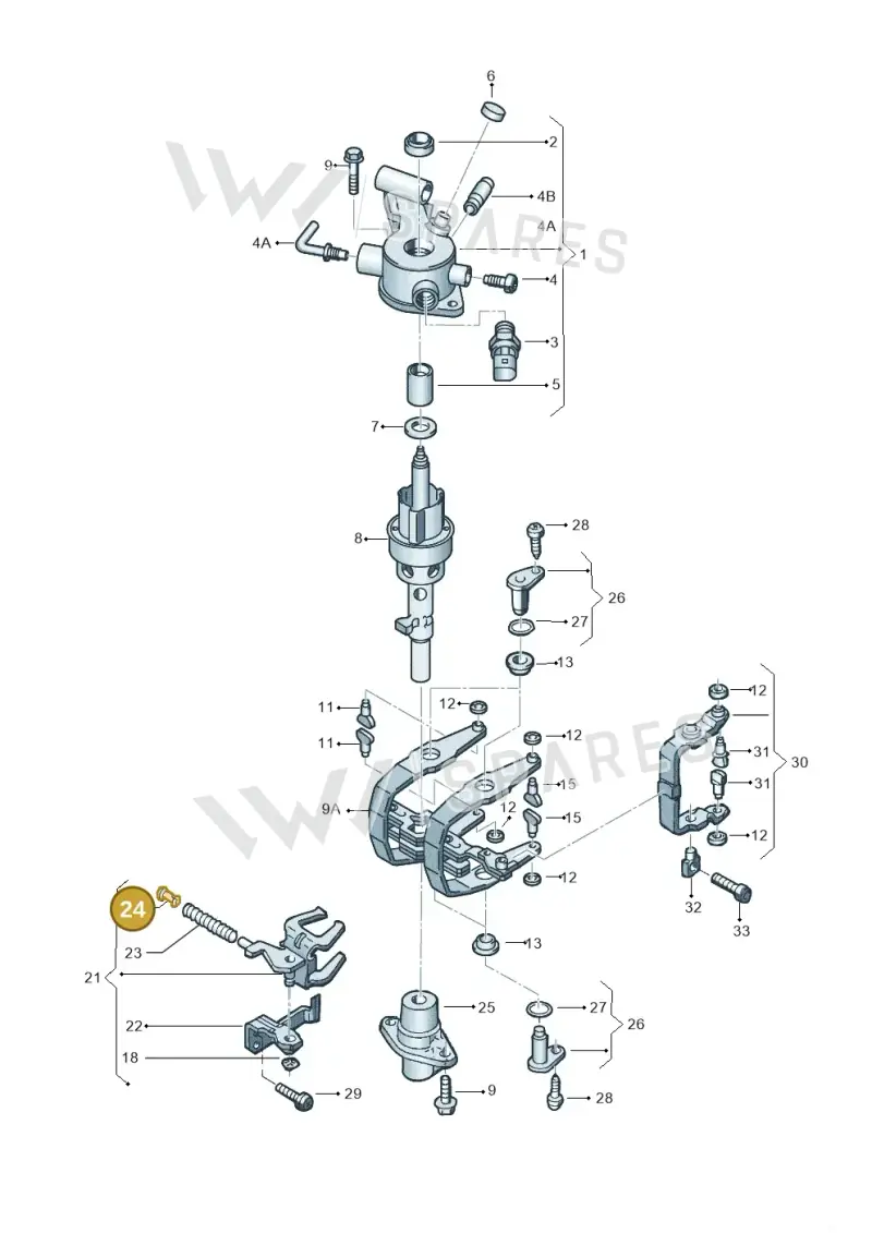 02A311614 — Audi TT Coupe/Roadster (2002-2006) diagram 266311900, position 24