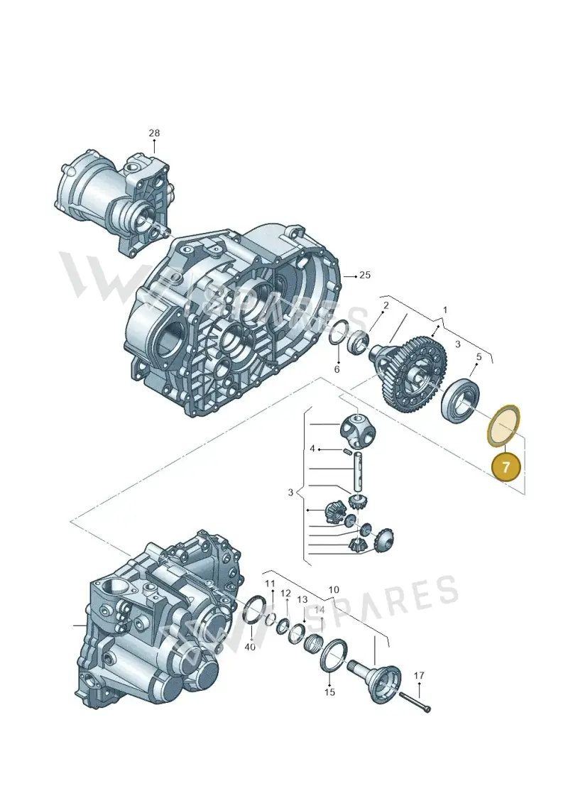 02B409210 — Audi A1 Sportback (2010-2015) diagram 278409360, position 7