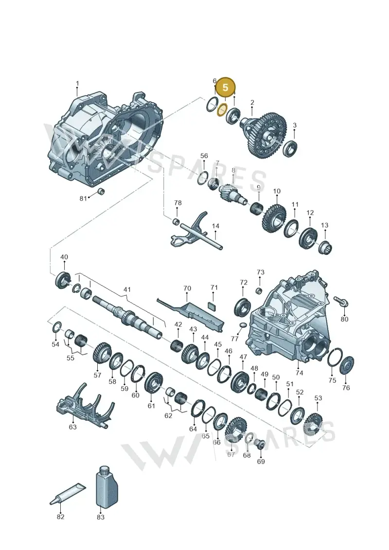 02B409210H — Audi A3 Sportback (2019-2021) diagram 803311028, position 5