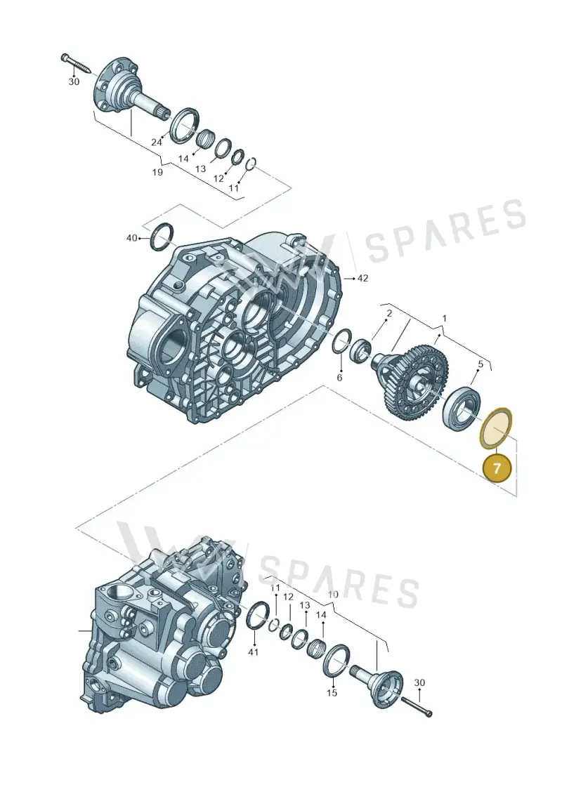 02B409210M — Audi A1 Sportback (2010-2015) diagram 694409300, position 7