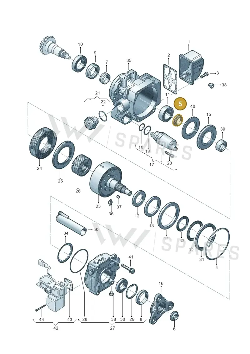02D525133A — Audi TT Coupe/Roadster (2002-2006) diagram 194525150, position 5