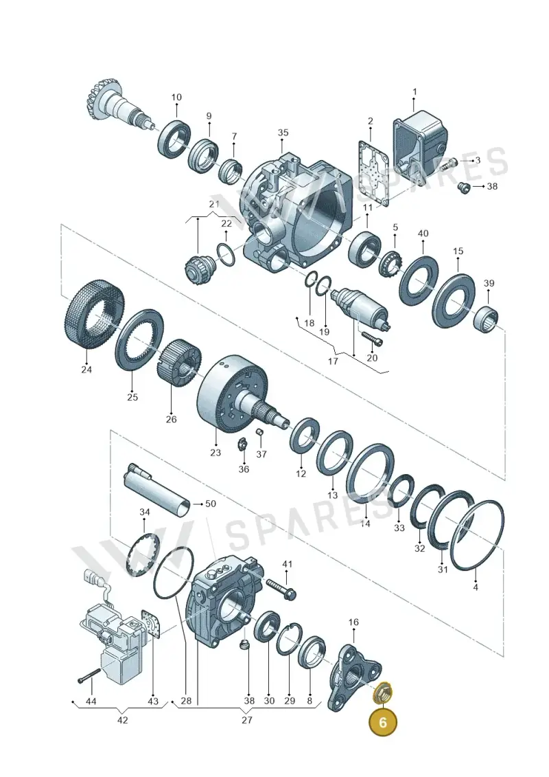 02D525134 — Audi A3/S3/QUATTRO (2000-2003) diagram 194525150, position 6