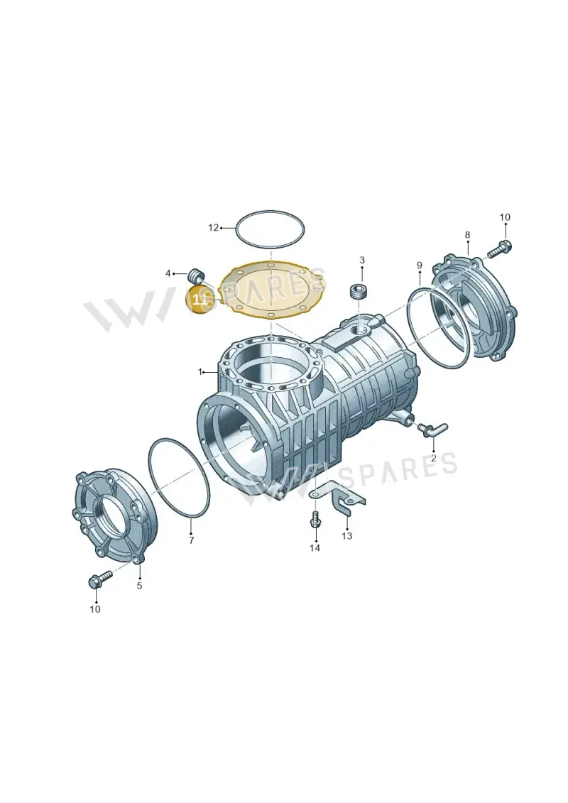 02D525291CT — Audi TT Coupe/Roadster (2002-2006) diagram 194525110, position 11